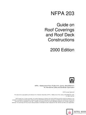 NFPA 203 PDF NFPA 203 PDF